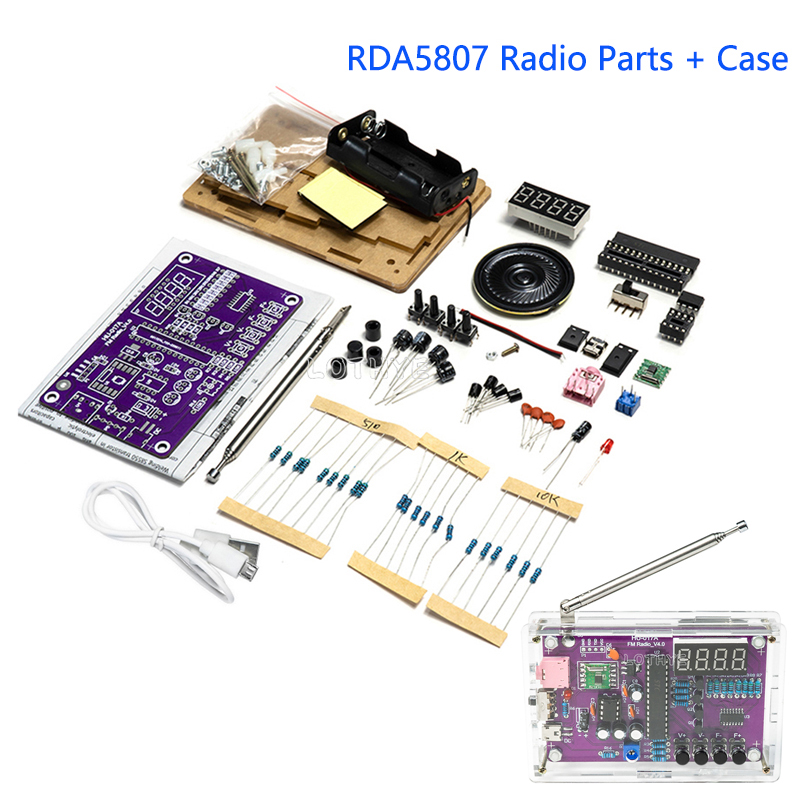 Electronics Repair School - DIY ชุดอิเล็กทรอนิกส์ RDA5807S วิทยุ FM ชุดบัดกรี