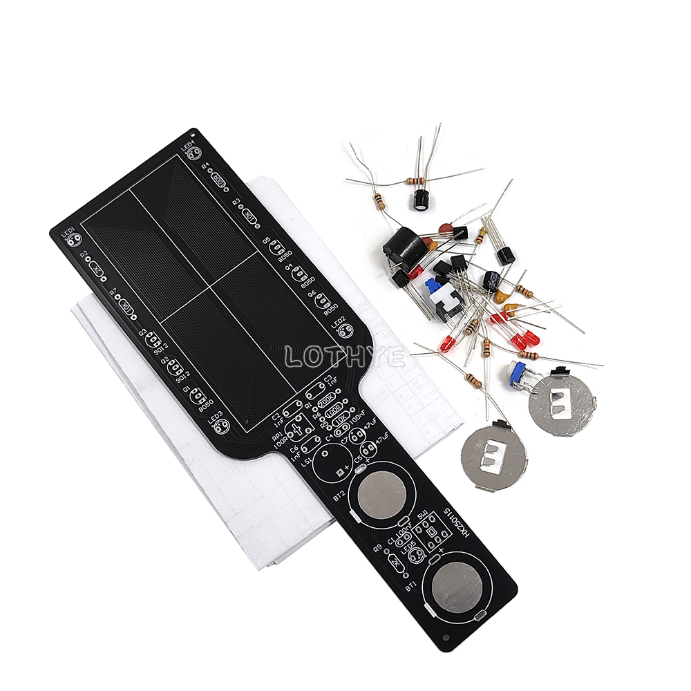 Electronics Repair School - DIY มือถือเครื่องตรวจจับโลหะแบบเรียบง่ายชุดอิเล็กทรอนิกส์บัดกรีประกอบโรงเรียนสนุกเชื่อมการฝึกอบรม PCB