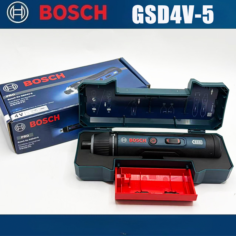 Electronics Repair Tools - ไขควงไฟฟ้าแบบไร้สาย Bosch GSD4V-5 3.6V ไขควงขนาดเล็กที่มีประสิทธิภาพ เหมาะสำหรับงานซ่อมอุปกรณ์อิเล็กทรอนิกส์และงานประกอบแบบ
