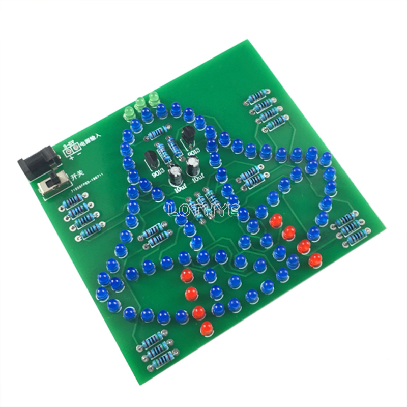 DC 3-5V DIY LED Swing Wind Chi - Electronics Repair School บทวิจารณ์และราคา