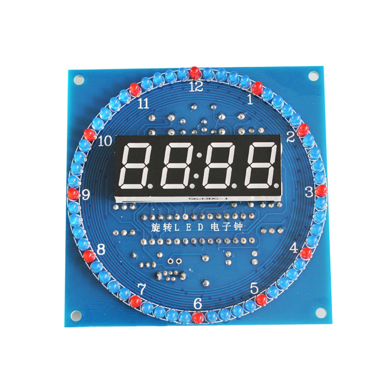DIY หมุน LED นาฬิกาดิจิตอลอิเล - Electronics Repair School บทวิจารณ์และราคา